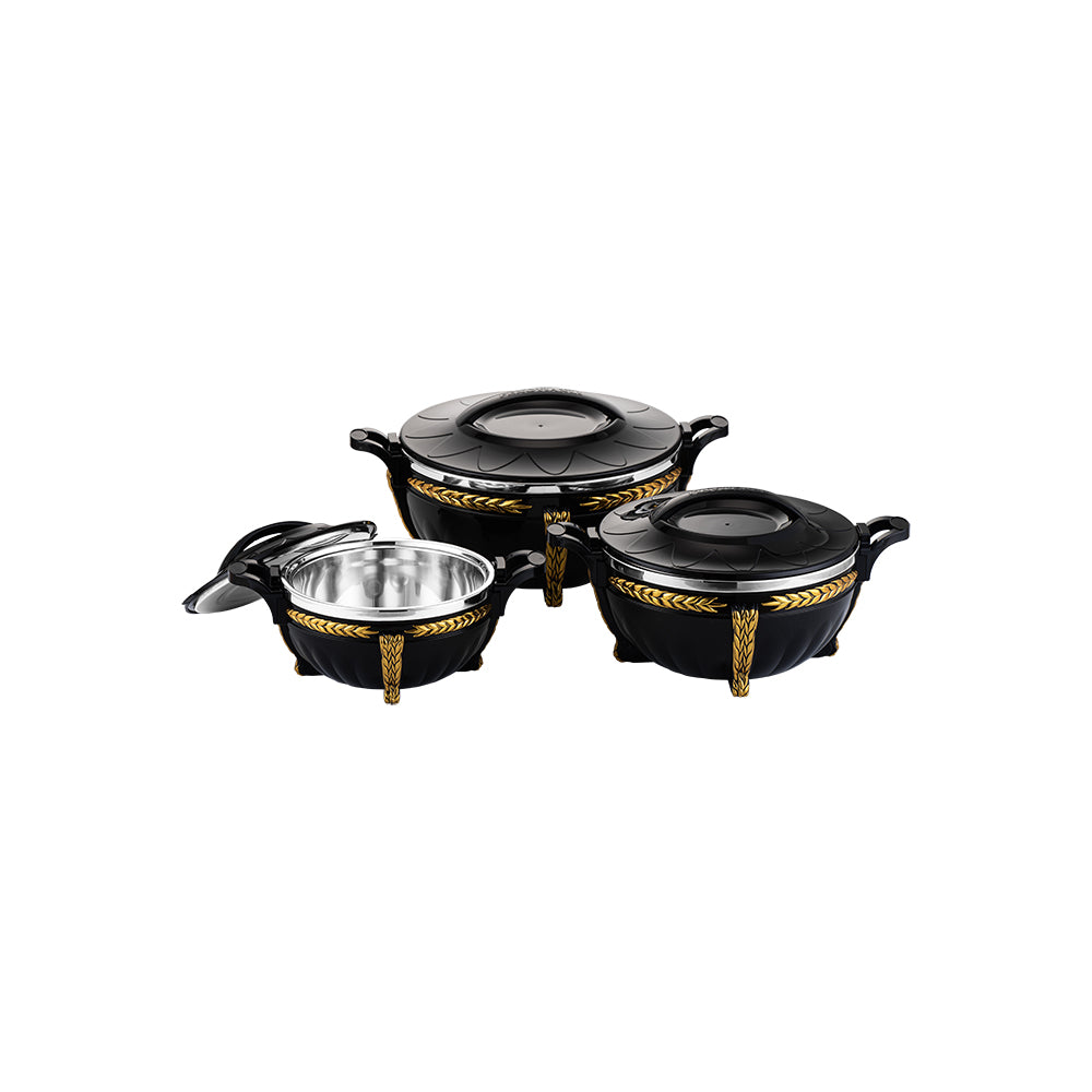 Luxry food warmer sets 3PCS  lunch box casserole