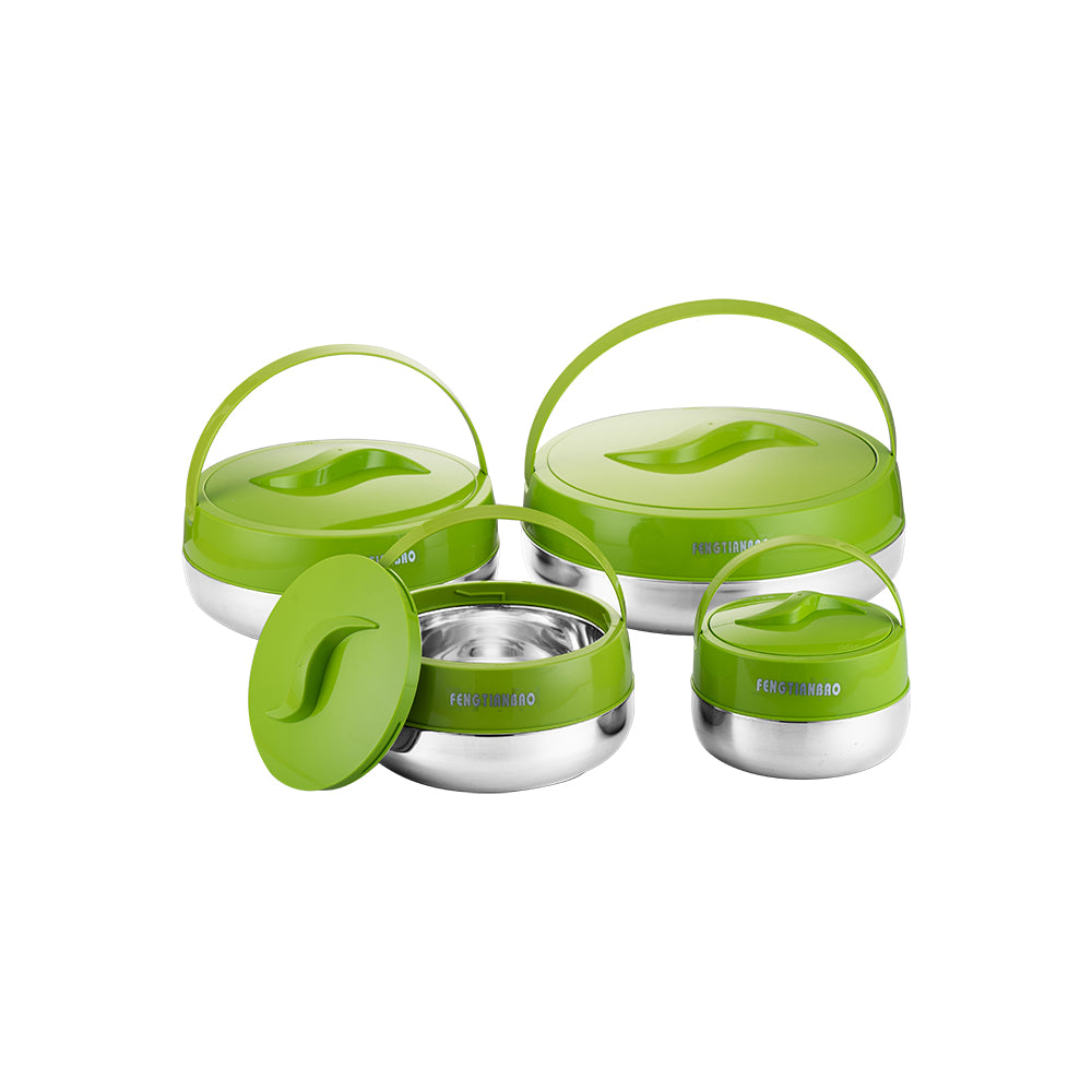 Cake-shaped food warmer sets 4PCS  lunch box casserole